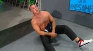Shane slipped from the top of the Steel Cage and picked up the victory